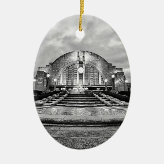 Cincinnati-Gewerkschafts-Anschluss Keramik Ornament (Vorne)