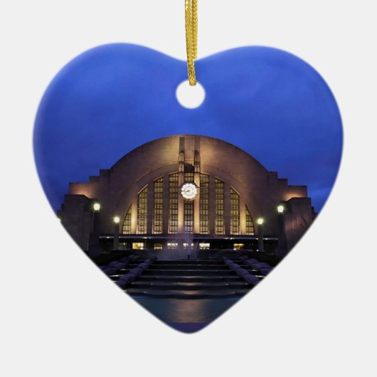 Cincinnati-Gewerkschafts-Anschluss-/Museums-Mitte Keramikornament (Vorne)