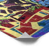 Cincinnati Graffiti Poster (Ecke)