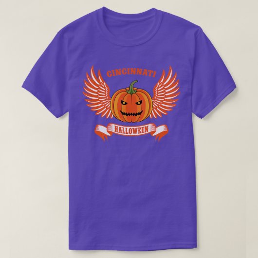 Cincinnati Halloween Flying Pumpkins TShirt (Design vorne)