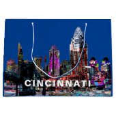 Cincinnati in Graffiti Große Geschenktüte (Vorderseite)