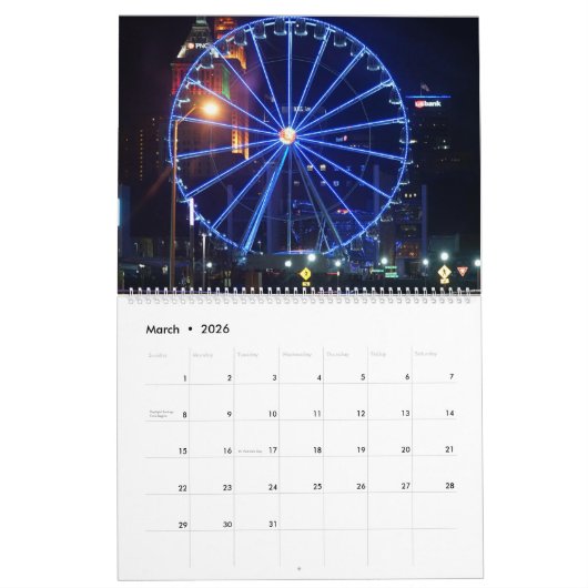 Cincinnati Kalender (Mär 2026)