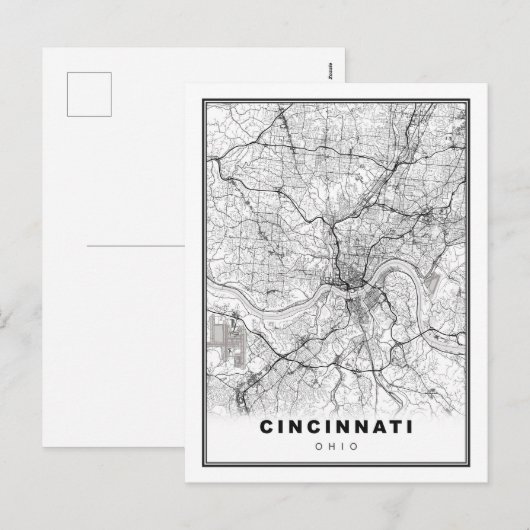 Cincinnati Karte (Vorne/Hinten)