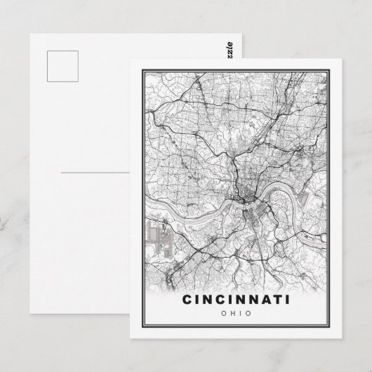 Cincinnati Karte (Vorne/Hinten)