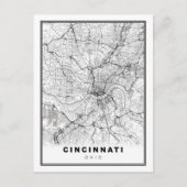 Cincinnati Karte (Vorderseite)