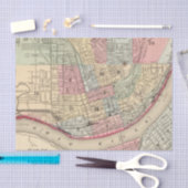 Cincinnati-Karte durch Mitchell Seidenpapier (Handwerk)
