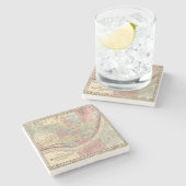 Cincinnati-Karte durch Mitchell Steinuntersetzer (Seitenansicht)