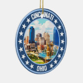 Cincinnati Keramik Ornament (Rechts)