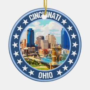 Cincinnati Keramik Ornament