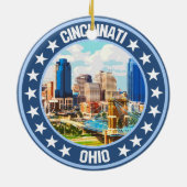 Cincinnati Keramik Ornament (Hinten)