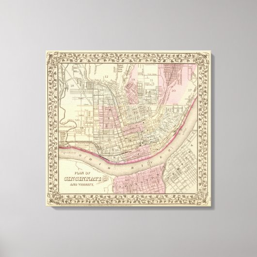 Cincinnati Leinwanddruck (Vorderseite)