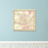 Cincinnati Leinwanddruck (Insitu (Holzboden))