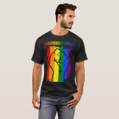 Cincinnati LGBT Pride Month LGBTQ Rainbow Flag T-Shirt (Vorne ganz)