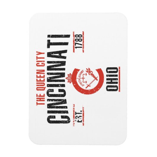 Cincinnati Magnet (Vertikal)