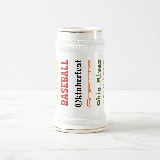Cincinnati-Material Bierglas (Mittel)