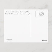 Cincinnati Observatory - Hyde Park Postkarte (Rückseite)