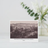 Cincinnati OH, Bahnhofssystem, alte Postkarte (Stehend Vorderseite)