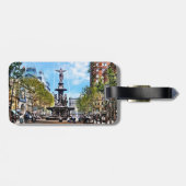 Cincinnati OH - Fountain Square und Tyler-Davidson Gepäckanhänger (Rückseite horizontal)