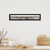 Cincinnati OH Panorama Foto 1866 Poster (Küche)