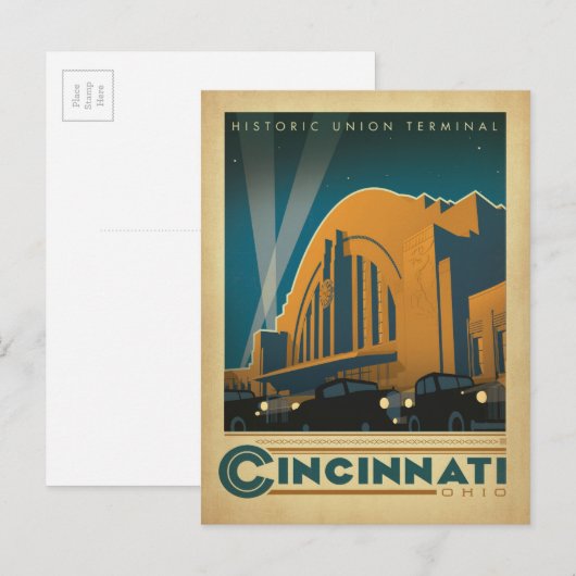 Cincinnati, OH Postkarte (Vorne/Hinten)