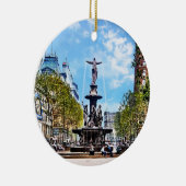 Cincinnati OH - Tyler-Davidson-Brunnen c1906 Keramik Ornament (Rechts)