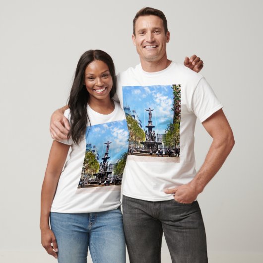 Cincinnati OH - Tyler-Davidson-Brunnen c1906 T-Shirt (Unisex)