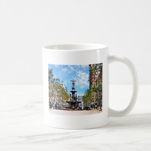 Cincinnati OH - Tyler-Davidson Fountain c1906 Kaffeetasse (Rechts)