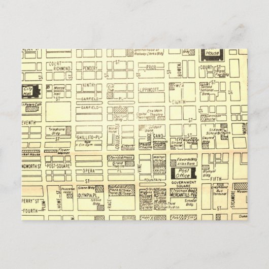 Cincinnati, OH Vintage Karte (Vorderseite)