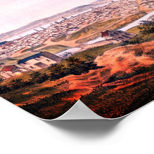 Cincinnati, Ohio (1841) Poster (Ecke)