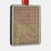 Cincinnati, Ohio 4 Silbernes Ornament (Rechts)