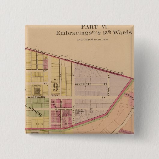 Cincinnati, Ohio 8 Button (Vorderseite)