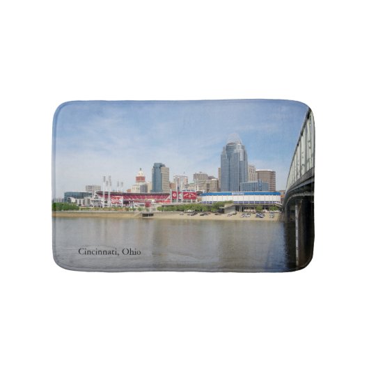 Cincinnati, Ohio bathmat Badematte (Vorderseite)