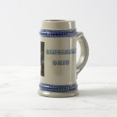 Cincinnati OHIO Brücke Bierglas (VorderseiteRechts)