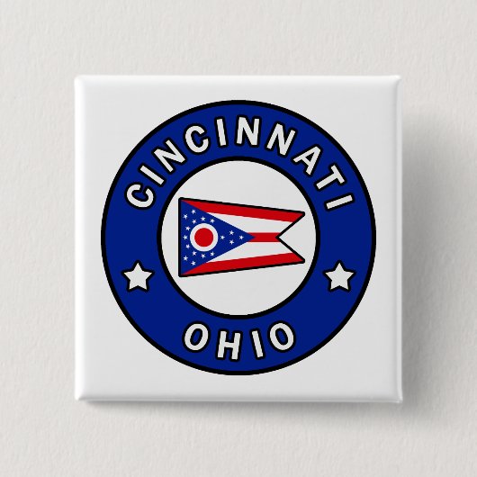 Cincinnati Ohio Button (Vorderseite)