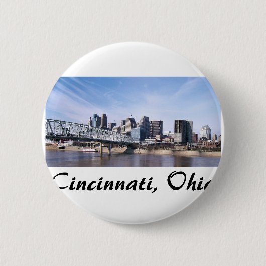 Cincinnati Ohio Button (Vorderseite)