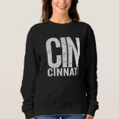 Cincinnati Ohio Cinci Proud Cincinnati Sweatshirt (Vorderseite)