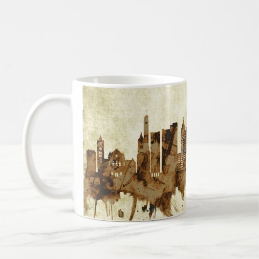Cincinnati Ohio Cityscape Kaffeetasse (Links)