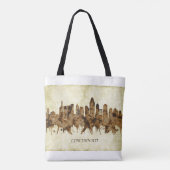 Cincinnati Ohio Cityscape Tasche (Rückseite)