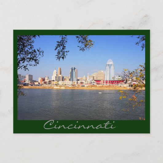 Cincinnati, Ohio, die Königstadt Postkarte (Vorderseite)