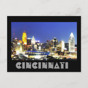 Cincinnati, Ohio, die Queen City. Postkarte