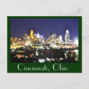 Cincinnati, Ohio, die Queen City. Postkarte