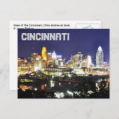 Cincinnati, Ohio, die Queen City. Postkarte (Vorne/Hinten)