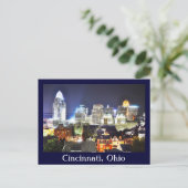 Cincinnati, Ohio, die Queen City. Postkarte (Stehend Vorderseite)