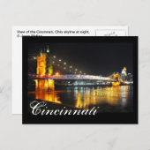 Cincinnati, Ohio, die Queen City. Postkarte (Vorne/Hinten)