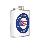 Cincinnati Ohio Flachmann (Rechts)