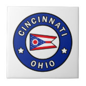 Cincinnati Ohio Fliese (Vorderseite)