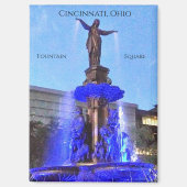 Cincinnati Ohio - Fountain Square Magnet (Vorderseite)