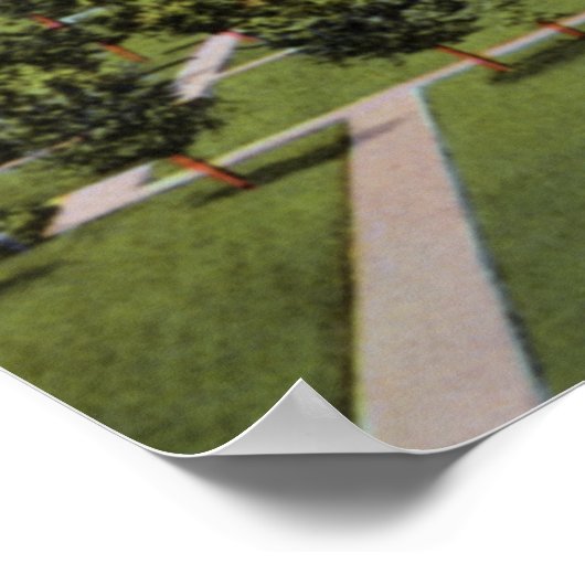 Cincinnati Ohio Gewerkschaft Terminal Area Poster (Ecke)