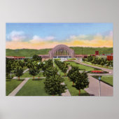 Cincinnati Ohio Gewerkschaft Terminal Area Poster (Vorne)