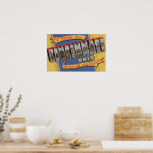 Cincinnati, Ohio - Großbuchstaben Szenen 2 Poster (Küche)